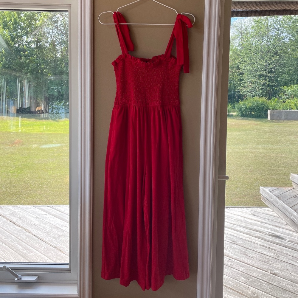 Red Jumpsuit - Size Small